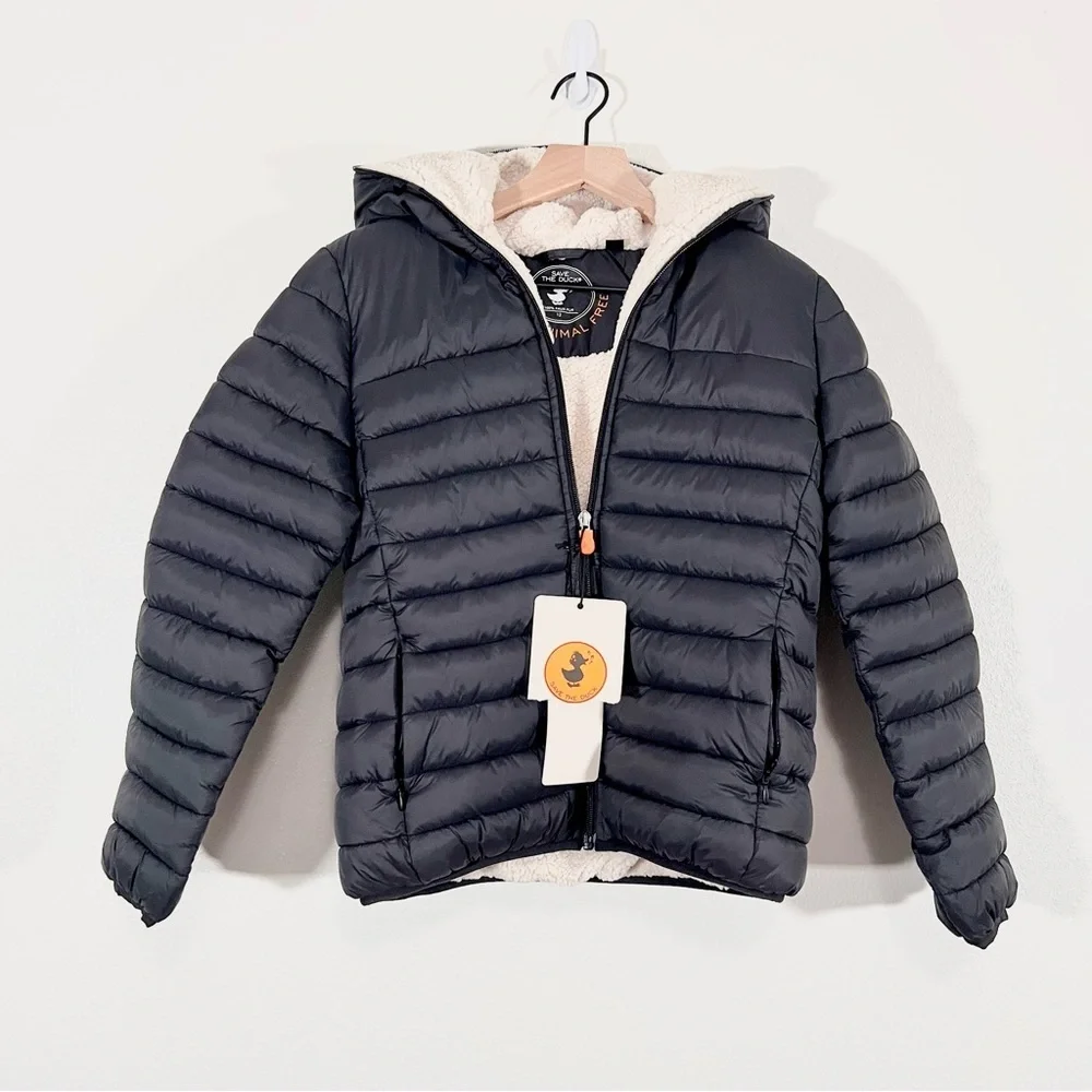 Save The Duck Sherpa Lined Puffer Jacket